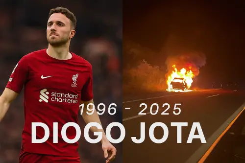 The first video of a car arriving at the crash site where Diogo Jota and his brother died.webp