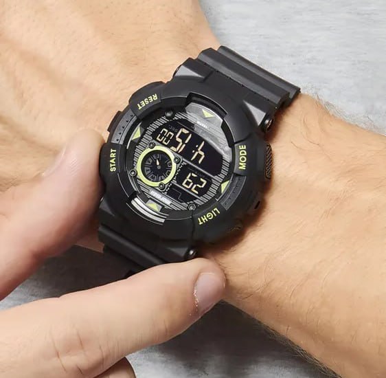 Relógio Masculino Digital Mormaii MO3415C8V Verde Preto