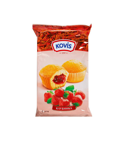 4607001416432 МИНИ МАФФИНЫ KOVIS КЛУБНИКА 200 Г .jpg