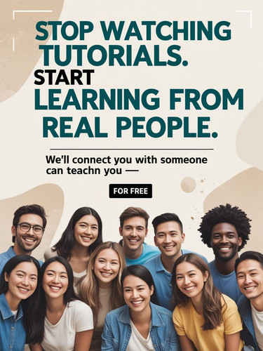 Create instagram poster with Headline Stop Watching Tutorials. Start Learning from Real People. Subh.jpg