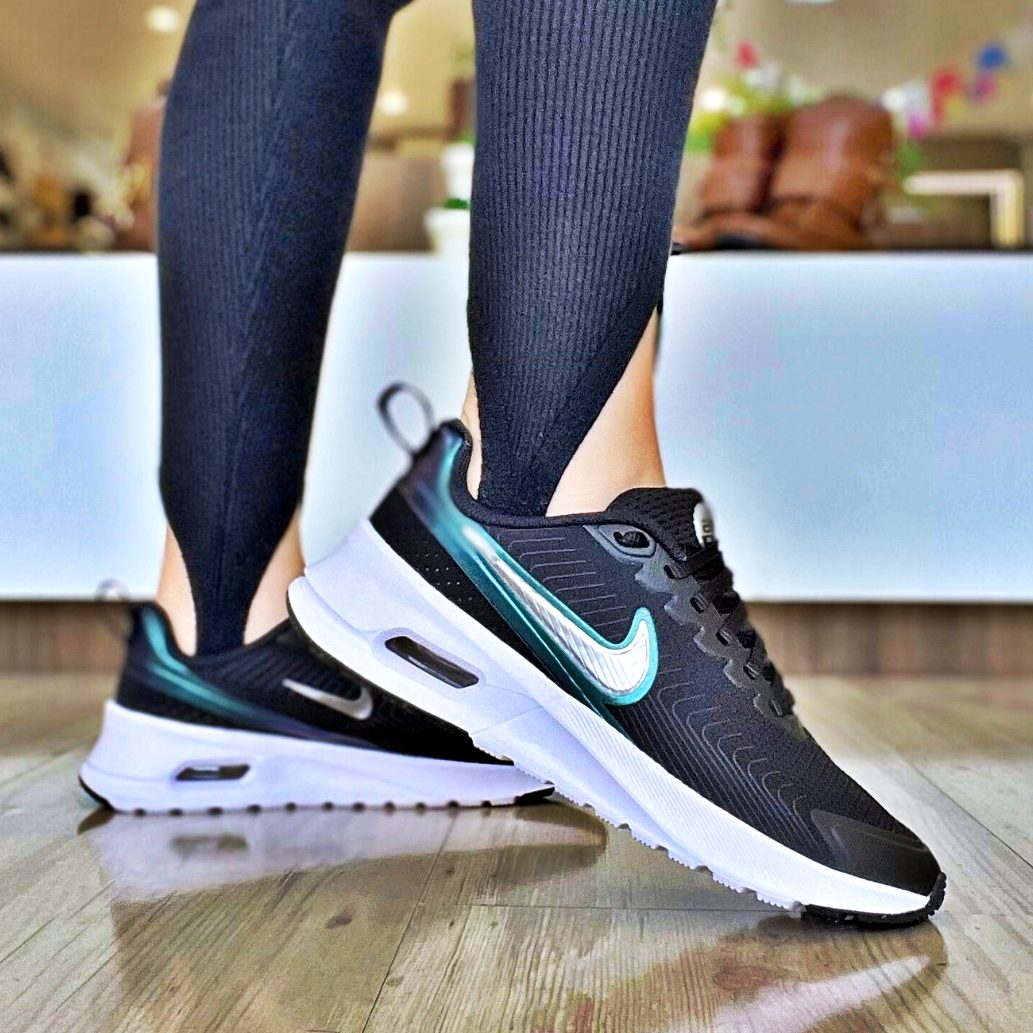 Tênis Nike Air Max Nuaxis Feminino – Preto+verde