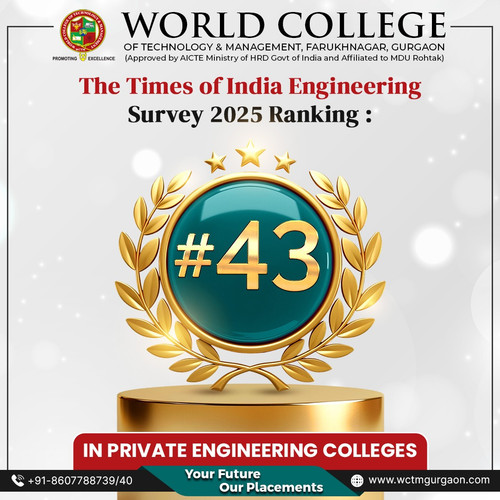 TOI Engineering Survey Ranking #43 in Private Engineering Colleges.jpg