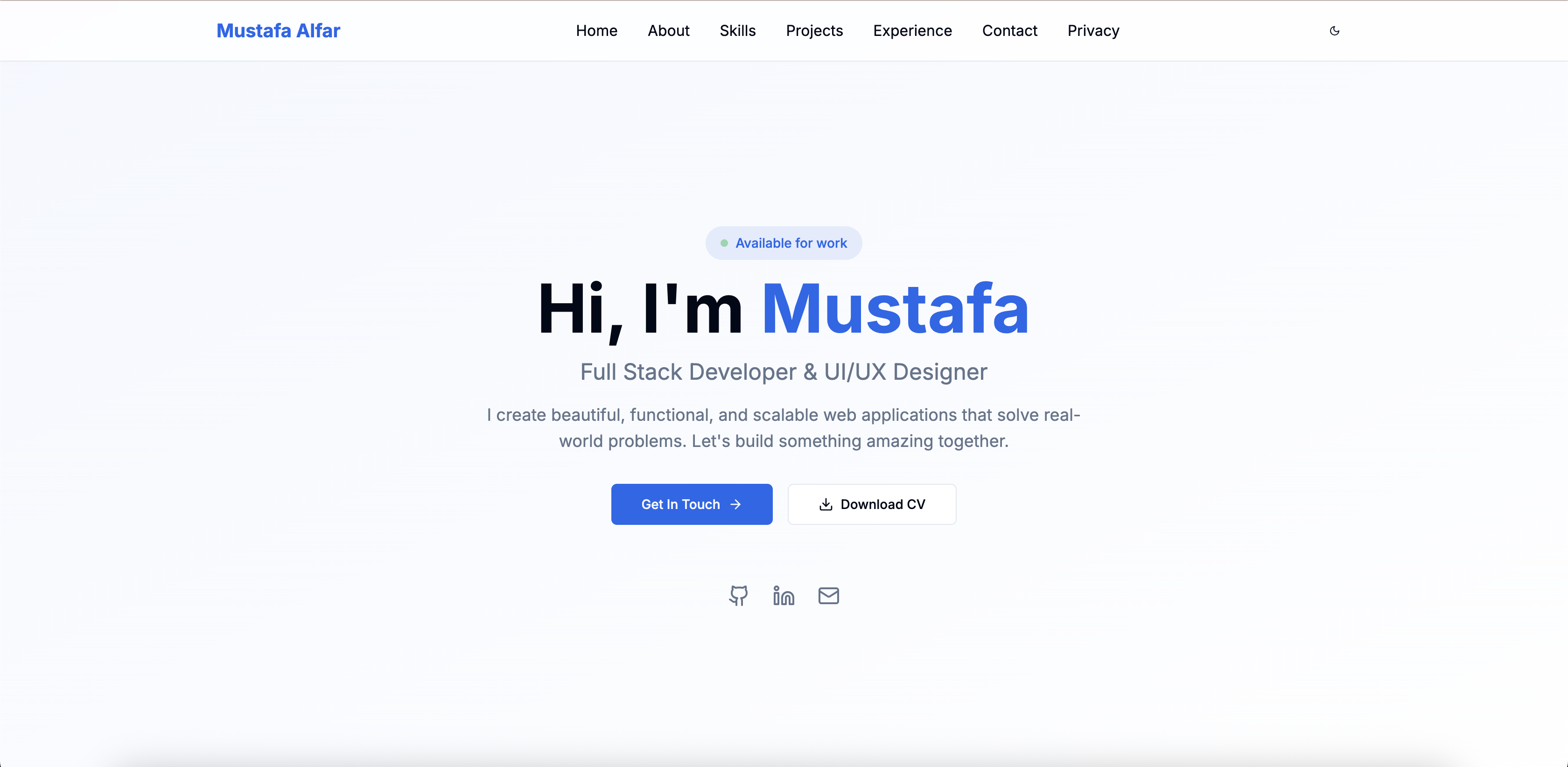 Portfolio Website