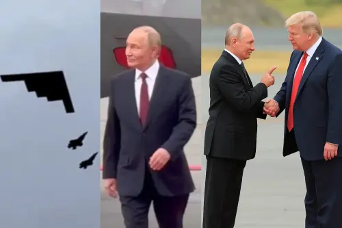 President Trump and Russian President Vladimir Putin shake hands ahead of their meeting.webp