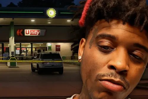Police report reveals T Hood was shot at a gas station a few months before being killed.webp