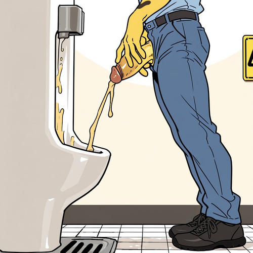 At least he's not making a mess