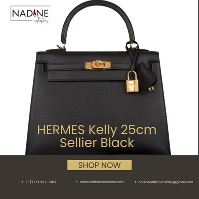 HERMES Kelly 25cm Sellier Black.jpg