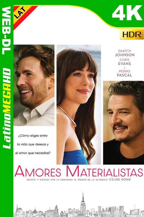 Amores materialistas (2025) Latino UltraHD HEVC HDR10+ WEB-DL 2160P