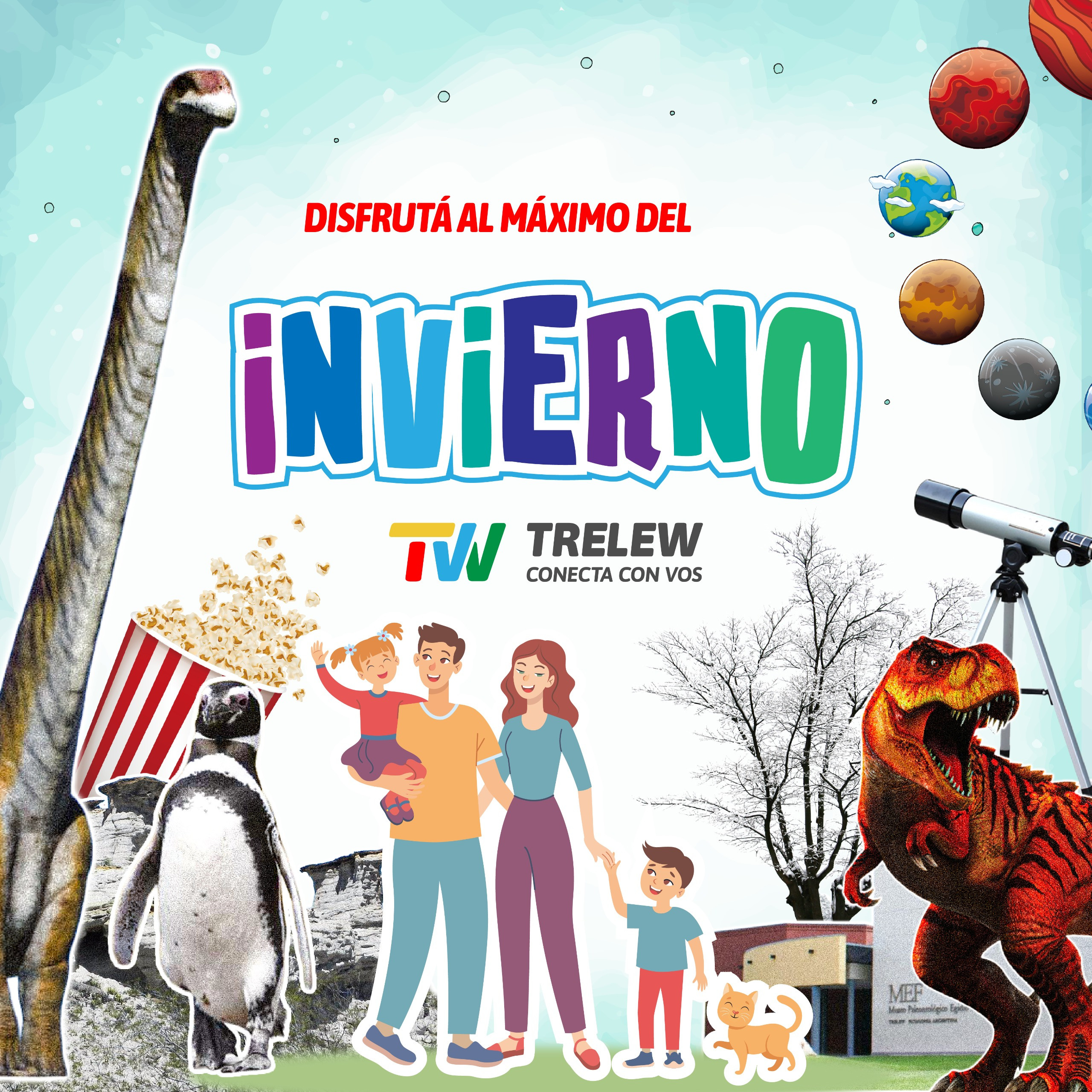 Vacaciones de invierno en Trelew: juegos, cine y actividades para toda la familia