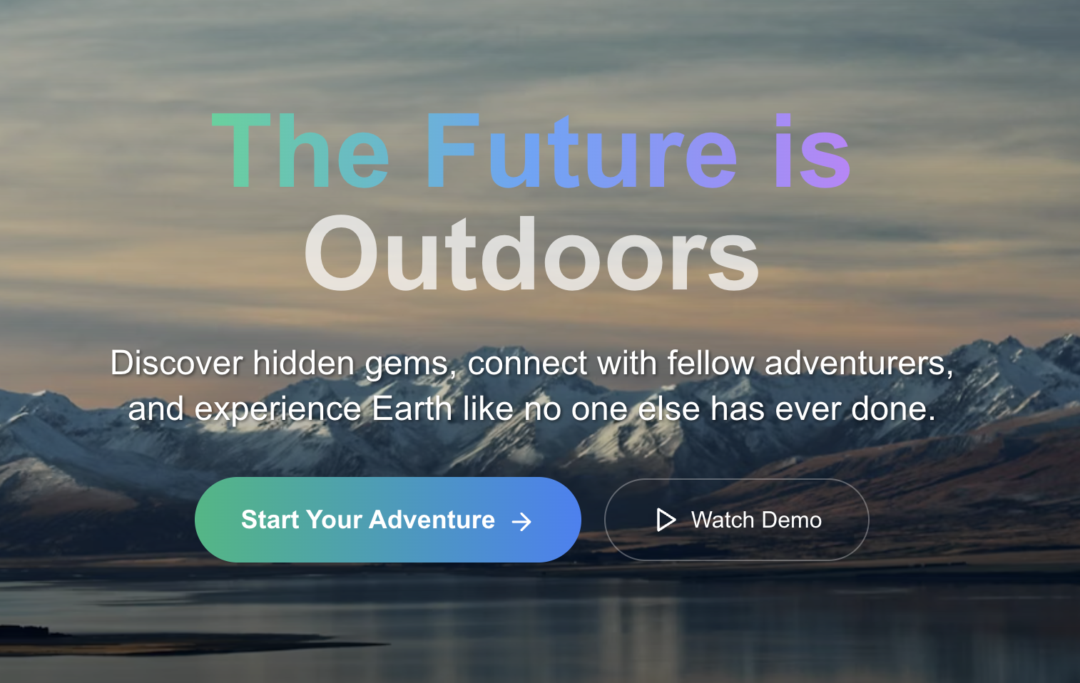 Outdoor Travel Landing