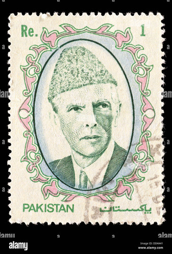 postage stamp from pakistan depicting mohammad ali jinnah DD4A41.jpg