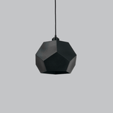 LAMPARA DE TECHO CUB NEGRO(7)