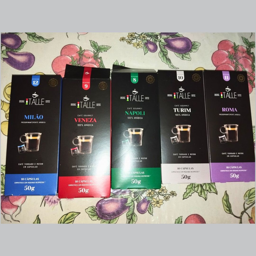 Café Cápsula Nespresso Café Italle Compatível 5 Caixas