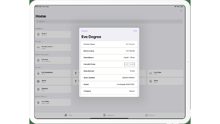 None HomePass is an iOS / Mac app that can track all your smart home gadgets and also store details like setup codes and serial numbers.