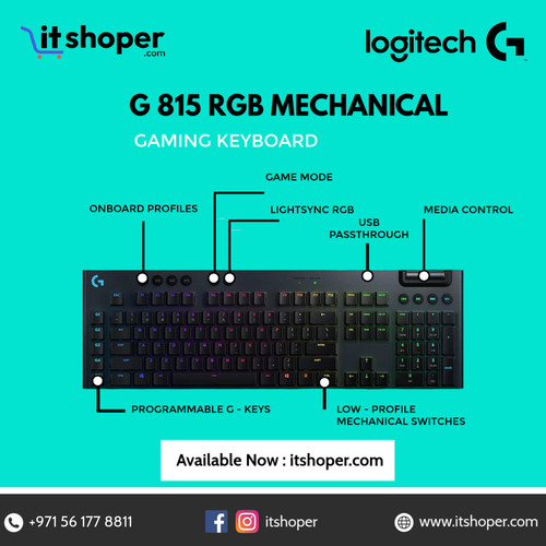 G815 RGB Mechanical Keyboard with colorful lights from ItsHoper best IT electronics online store.jpg