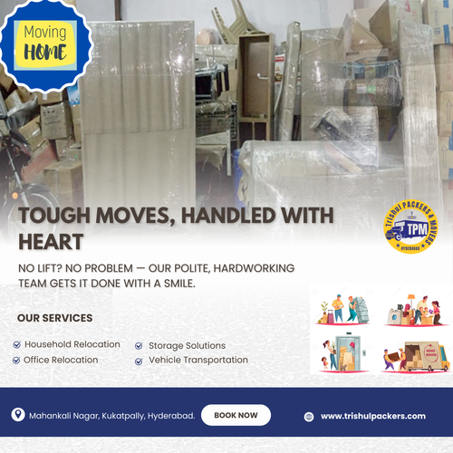 Moved a family from a 3rd-floor flat no lift.