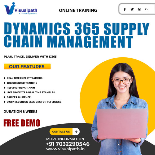 Visualpath provides industry-focused Dynamics Supply Chain training with a comprehensive, hands-on curriculum designed to prepare you for real-world roles in logistics, planning, and operations. Training is available globally in the USA, UK, Canada, Dubai, and Australia. Enroll now to elevate your career prospects! Call +91-7032290546 for your free demo.
WhatsApp: https://wa.me/c/917032290546
Visit: https://www.visualpath.in/online-dynamics-365-supply-chain-management.html
Visit our Blog: https://visualpathblogs.com/d365-supply-chain-management-functionaltl/