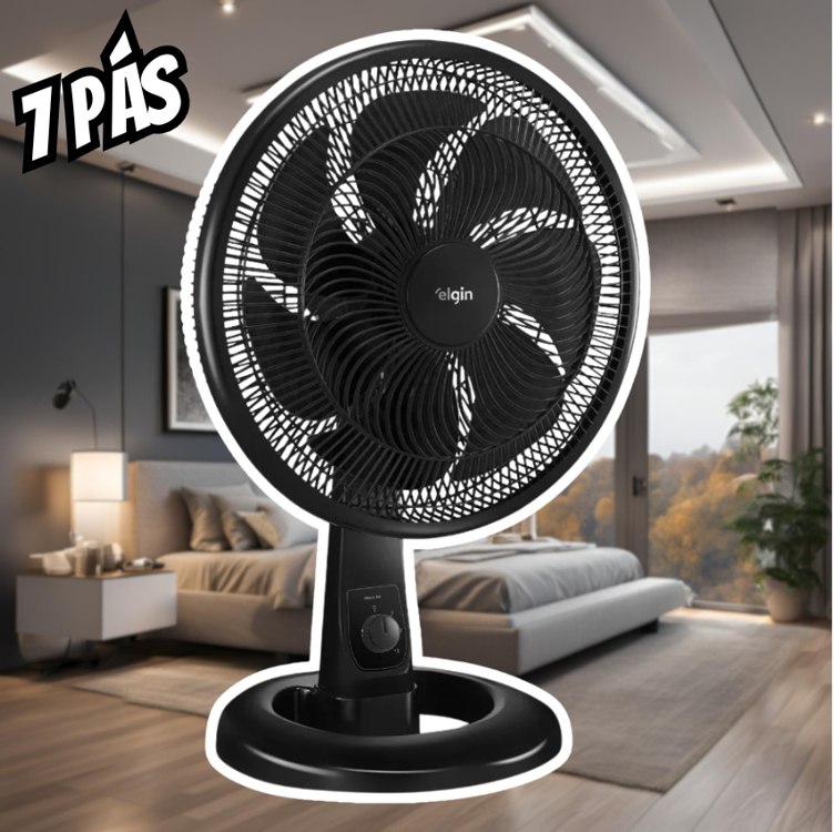Ventilador Breeze Air Elgin – 40CM, 7 Pás, 140W – 220V