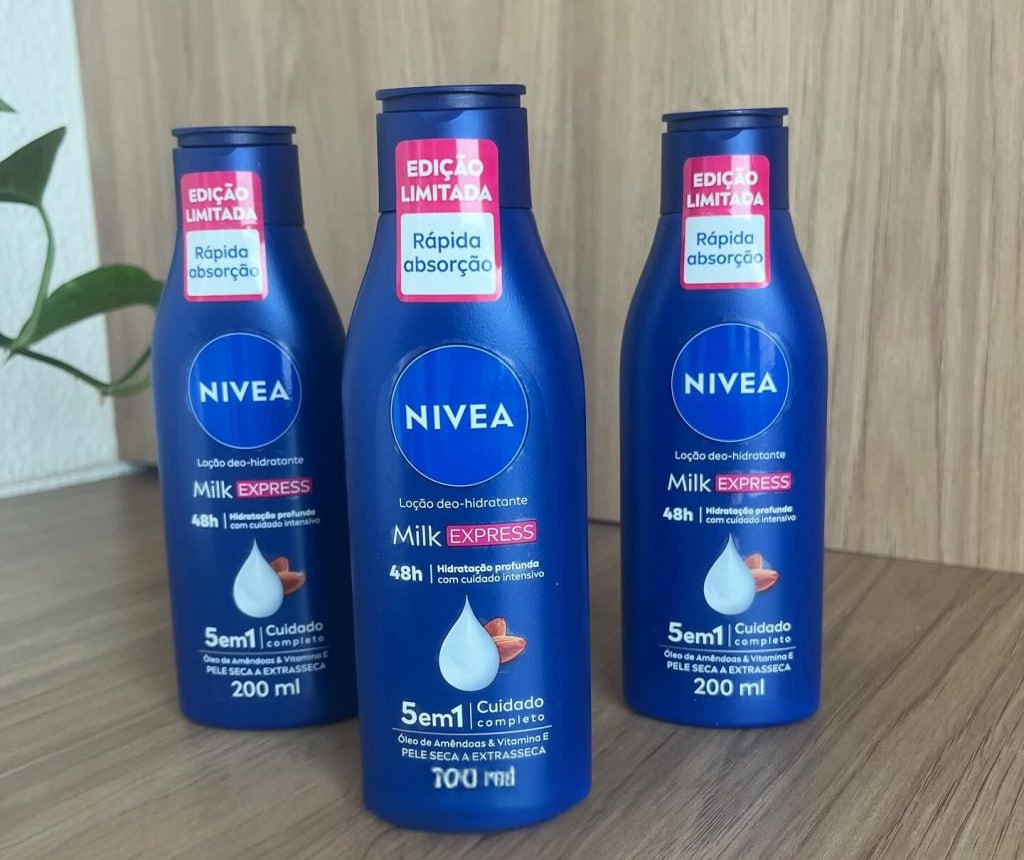 NIVEA Loção Deo-hidratante Milk Express Pele Seca a Extrasseca 200ml