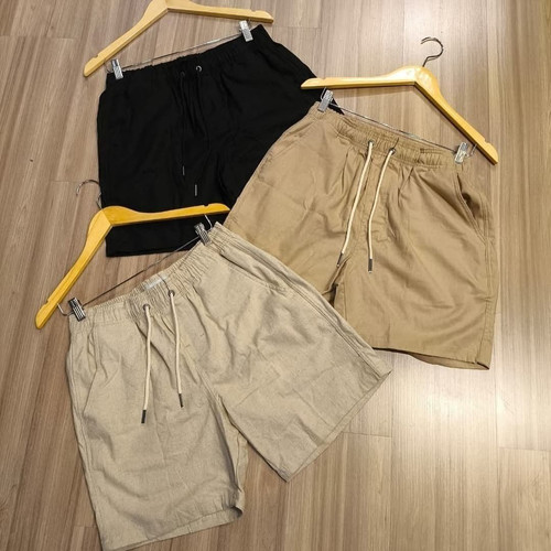 Kit 3 Bermuda Sarja Colorida Premium Masculino.jpg