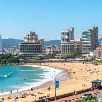 Umhlanga Rocks coastline and lighthouse