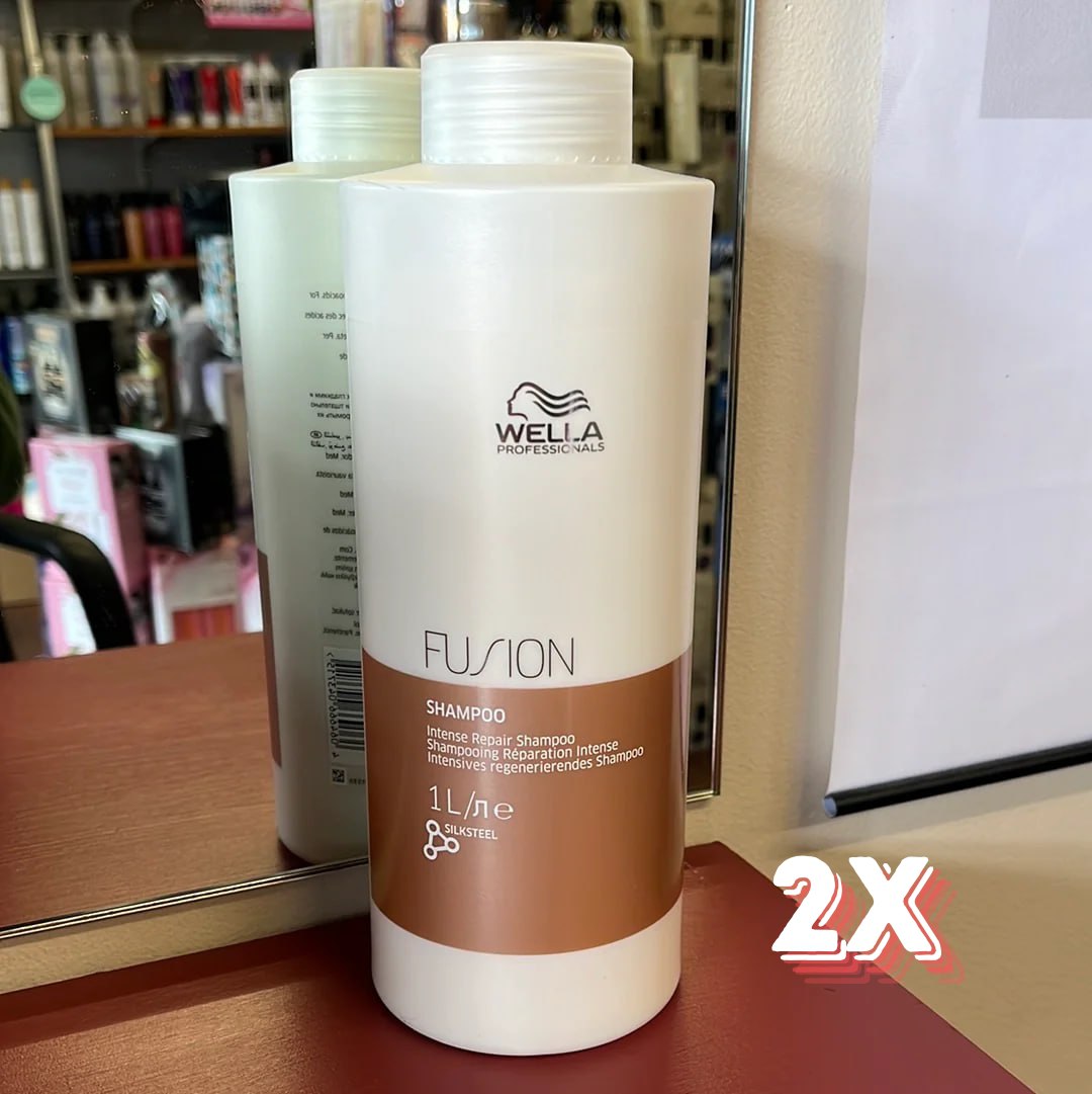 Kit Wella Professionals Fusion Double Salon – Shampoo (2 Unidades)