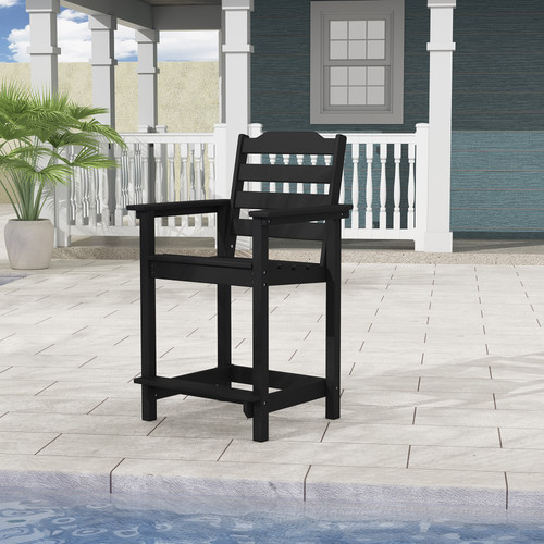 C7WW0035 高吧椅美式庭院黑色单个 毕方电商.jpg