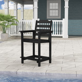 C7WW0035 高吧椅美式庭院黑色单个 毕方电商