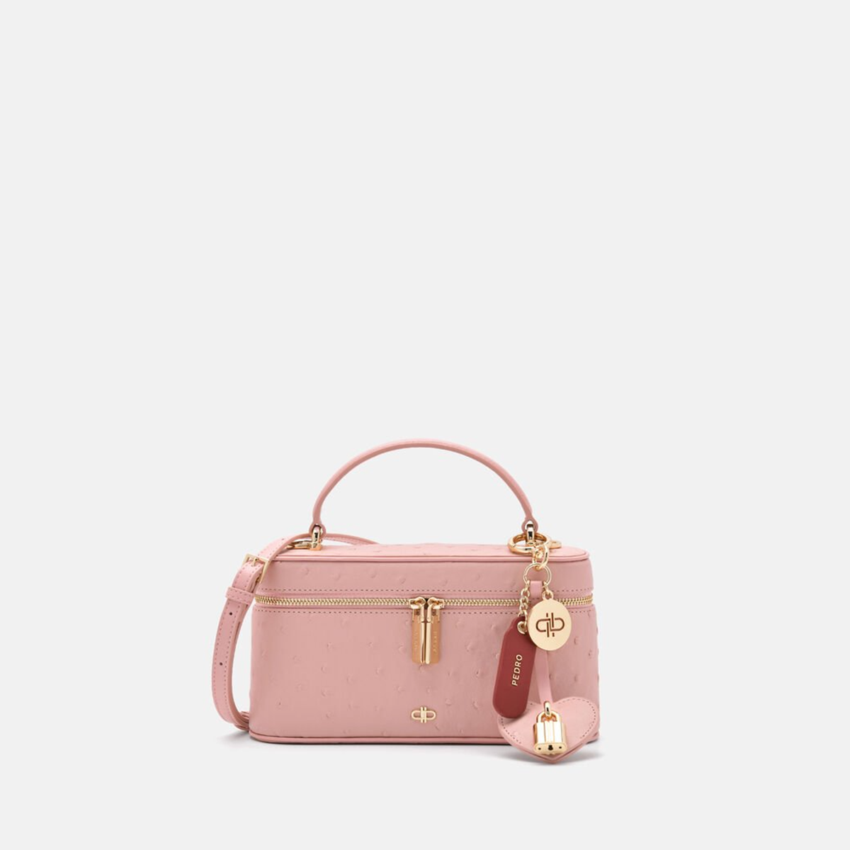 Túi đeo vai dạng hộp Ari Leather - Màu Hồng