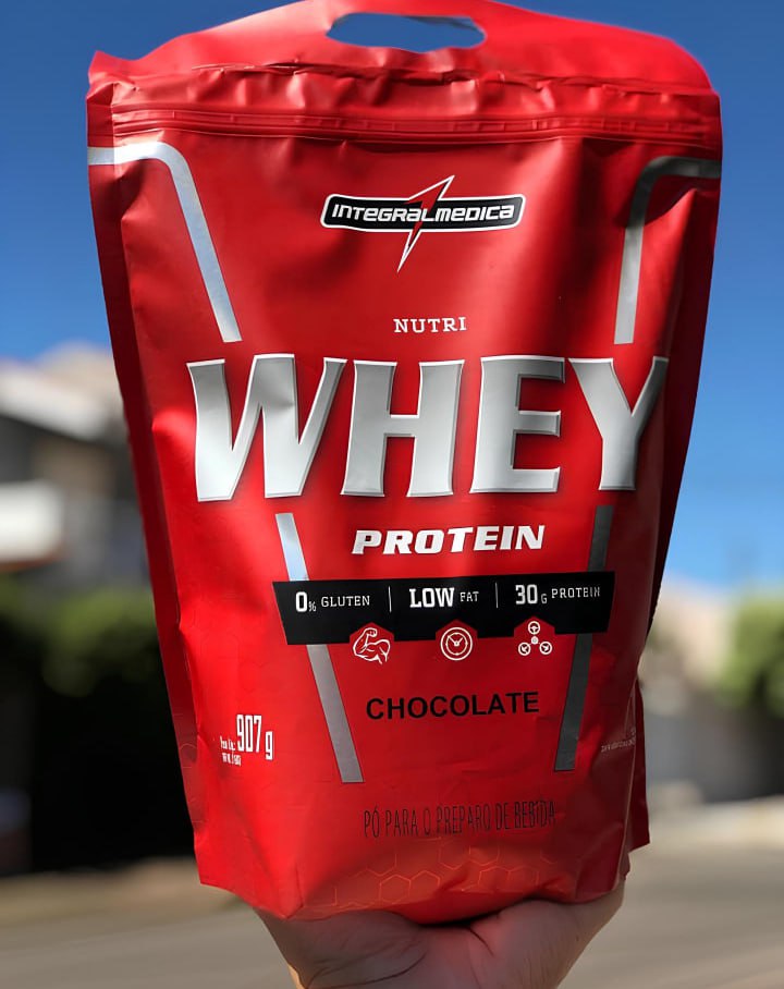 Nutri Whey Protein Pouch Chocolate 900g Integralmédica