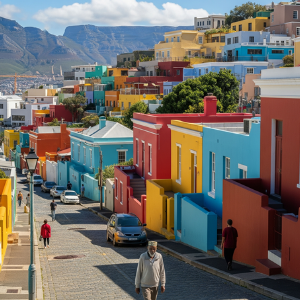 Colourful houses of Bo-Kaap, Cape Town