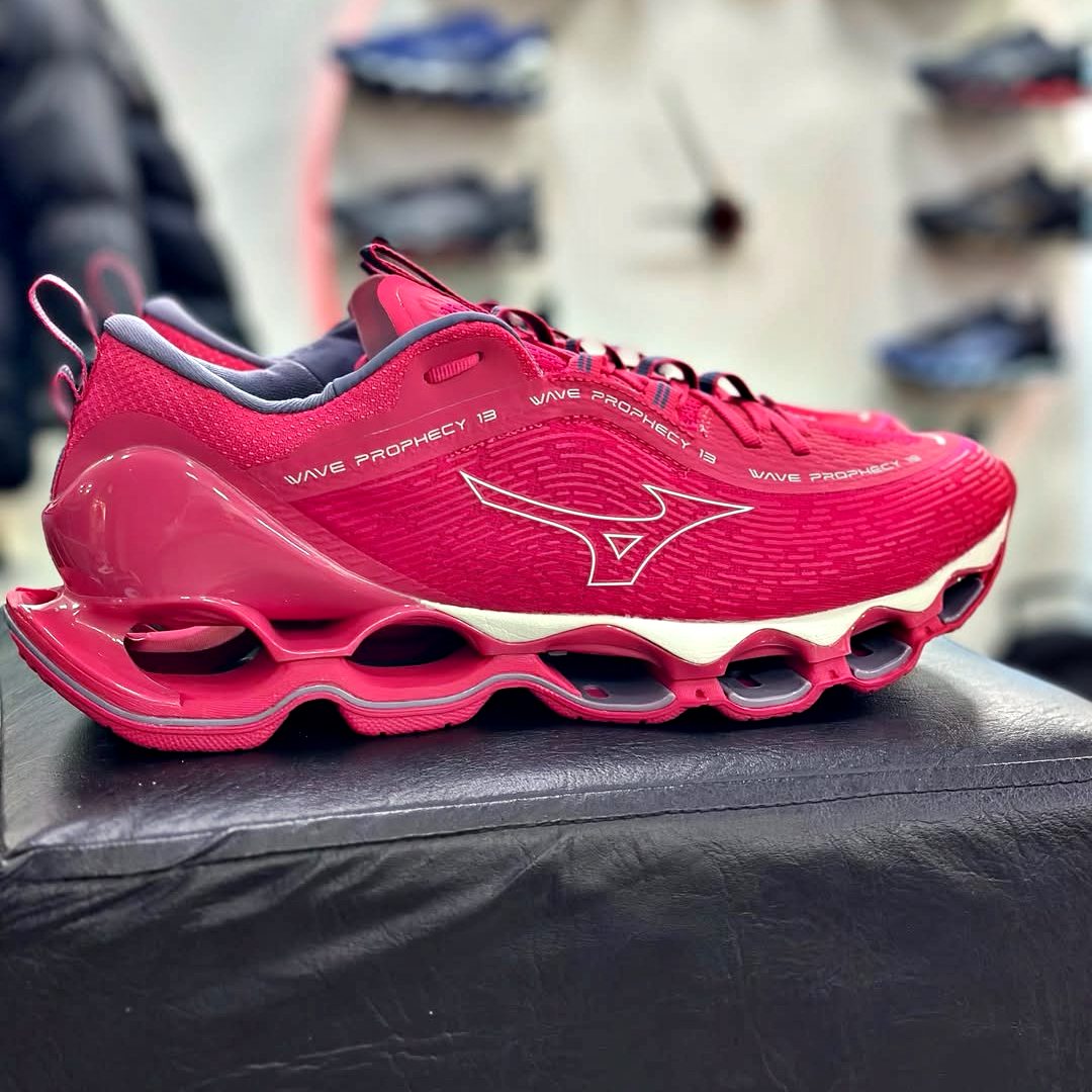 Tênis Mizuno Wave Prophecy 13 Feminino – Vinho+Branco