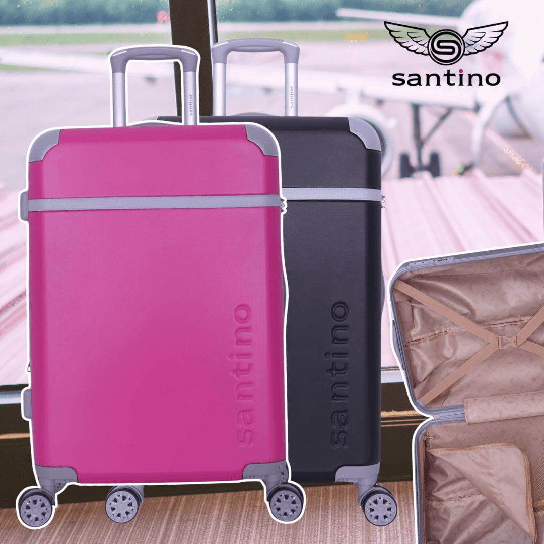 SANTINO, Mala de Viagem Long Beach Santino – SDV601M Cor: Pink
