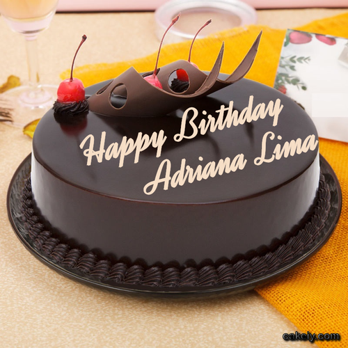 birthday cake name adriana lima.png