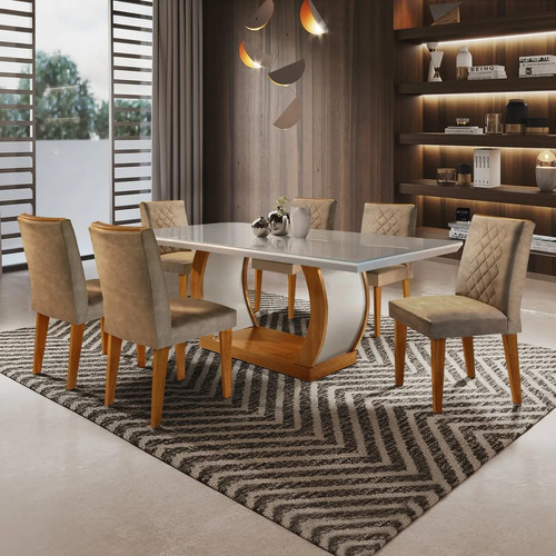 Mesa De Jantar 6 Cadeiras Kate Espresso.jpg