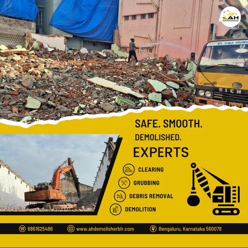 We recently completed a complete site demolition