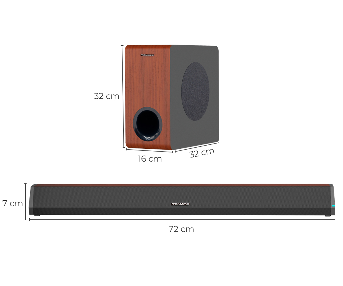 Soundbar para TV com Subwoofer MTS-2036 - miniatura 2
