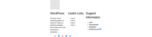footer with about us links and social media.png