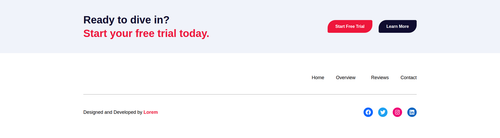 footer section design with call action button.png