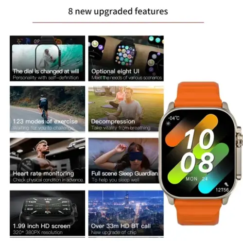 T900 Ultra 2 Smartwatch Package