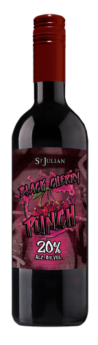St. Julian Black Cherry Punch Bottle Shot.png