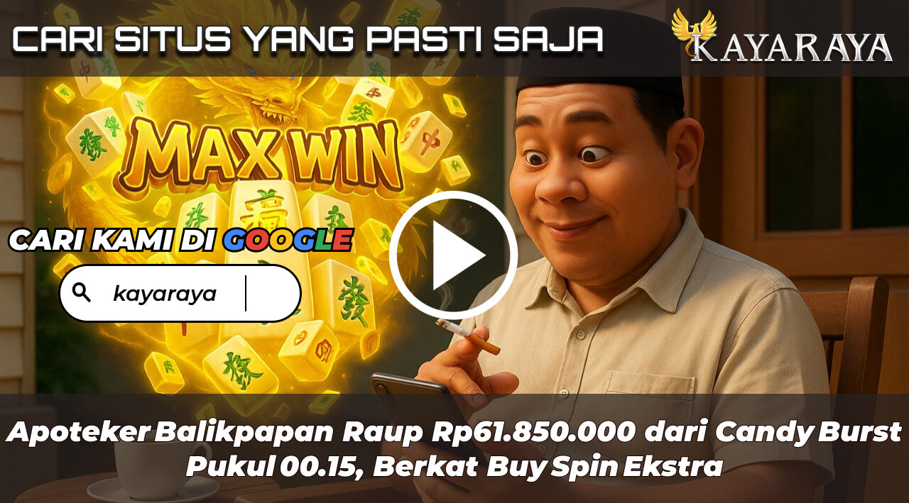 Apoteker Balikpapan Raup Rp61.850.000 dari Candy Burst Pukul 00.15, Berkat Buy Spin Ekstra