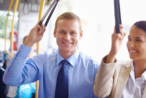 people businesspeople passengers bus public transport transit commute with happiness urban city busi.jpg
