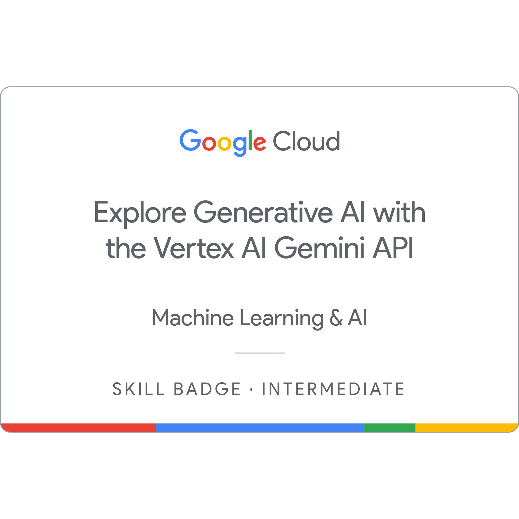 Explore Generative AI with the Vertex AI Gemini API
