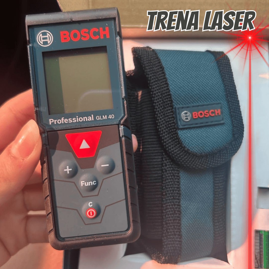 Bosch Trena Laser GLM 40 alcance 40m com bolsa protetora