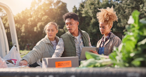 farming tablet crops with people truck vegetable logistics supply chain inspection delivery agricult.jpg