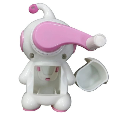 Apontador Manual De Mesa Cyber Robozinho Rosa KZ248 Kaz 4.jpg
