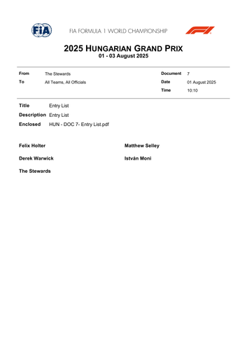[Hungarian GP]Doc 7 Entry List page 1.png