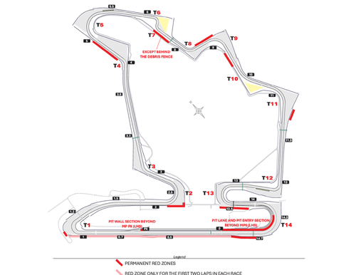 [Hungarian GP]Doc 4 Event Notes Circuit Map, Pit Lane, Emergency Exits Map, Quarantine Zone and Red .png