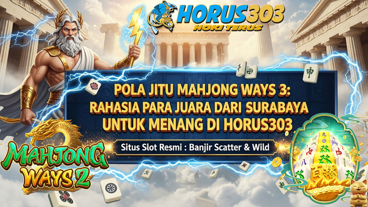 Pola Jitu Mahjong Ways 3: Rahasia Para Juara dari Surabaya untuk Menang di HORUS303.
